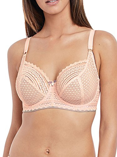 Freya Women's Daisy Lace Underwire Balcony Bra, Blush, 28GG US