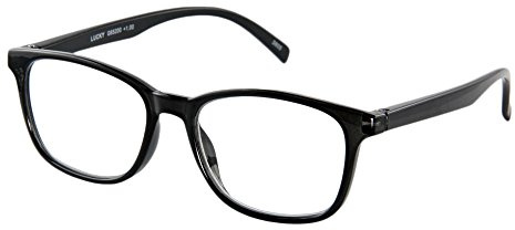 Lesebrille Lucky-Schwarz-Sph:+3,00