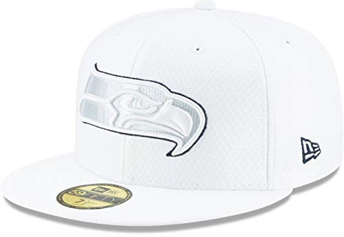 New Era 59Fifty Cap - Platinum Sideline NFL Seattle Seahawks