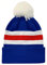 fanoriginals - Bommelmütze in den Chelsea-Farben - Retro-Stil - ideal für Fußballfans - Blau/Weiß - Einheitsgröße (Erwachsene/Jugendliche)