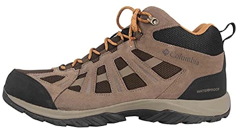 Columbia Redmond III Mid WP wasserdichte Wanderstiefel für Herren, Braun (Cordovan x Elk), 46 EU