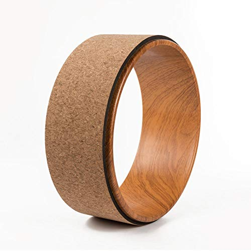 LIUJUAN Yoga Wheel Yoga Assisted Massage Zurück Biegen Artefakt Pilates Yoga Kreis Cork Yoga Wheel Zeuge Sport Fitness-Kork_M.