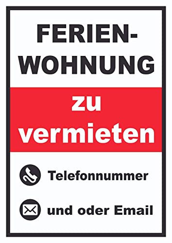HB-Druck Ferienwohnung zu vermieten Hochkant A3 (297x420mm)