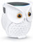 LDYAN Eulen-Halter, Eulen-Statue, Smart-Lautsprecher-Halter, Ständer für Echo Dot 4., 3., 2. und 1. Generation, Google Home Mini/Google Nest Mini (2. Generation), Eulenform, Heimdekoration – Weiß
