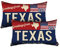 Doraloko Texas-Kissenbezug, 30,5 x 50,8 cm, 2 Stück, Texas-Dekor, Geschenk, Souvenir, amerikanische Flagge, Nummernschild, Lendenkissenbezug, Grüße aus dem einsamen Sternstaat (TX, USA) – Kissenbezug,