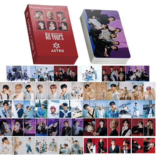 Astro LOMO Cards 55PCS All Yours New Album Photo Cards Kpop Postcard for Fans Daughter