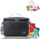 Nevera Playa pequeña,6L Bolsa isotérmica pequeña,Bolsa Nevera Playa Portatil,Almuerzo Hermética Bolsa,Comida Nevera Almuerzo,Térmica Plegable Bolso,Bolsa Isotermica Camping,Nevera Playa (Negro)
