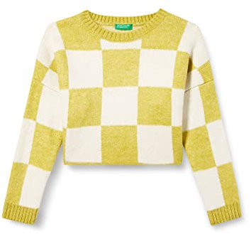United Colors of Benetton Maglione 17BTQ102I Bambine e ragazze, Verde Pistacchio 0w4, 120