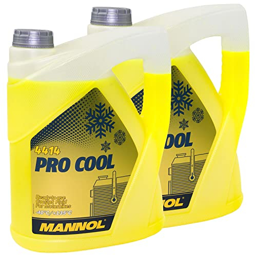 Kühlerfrostschutz Kühlmittel Fertiggemisch MANNOL Pro Cool 2 X 5 Liter
