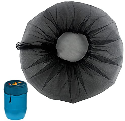 Jomewory Rain Collection - Copertura a rete per barile con coulisse, protezione per serbatoio, per barili di pioggia