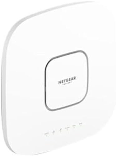 NETGEAR Wireless Access Point (WAX638E), WiFi 6E Access Point with Ethernet, PoE Dual-Band AXE7800, 4 Yr Insight Remote Management Included, Powered or AC Adapter (not Included)