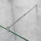Barre de stabilisation extensible 70-120cm en cylindrique pour douche à l'italienne, barre de fixation en aluminium chromé