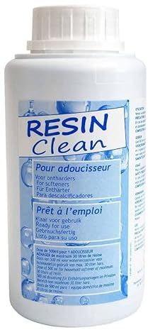 Water Softener Resin Bed Cleaner 1 Litre, Resin Bed Cleaner For Iron & Manganese Removal, Concentrated Solution