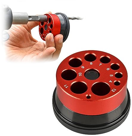 Electric Hammer Drill Dust Cover,Aluminum Alloy Multi Hole Dust Collector for Door and Window Installation Tile Drilling (A)