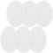 homEdge Silicone Trivets Mat, 6 Packs Multipurpose Non Slip Heat Resistant Pot Holder-White
