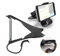 MXDDWLKJ Autohalterung Handy Für iPhone X Autotelefonhalter Ledermuster Navigation GPS-Unterstützung Ständer Hud Universal Dashboard Handyhalterung(Color:Black 3)