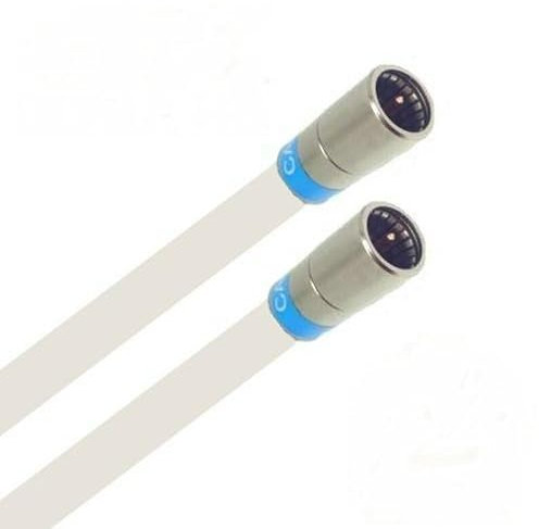 FRITZ!Box 6690 Cable Router Netzwerk Anschlusskabel Deluxe Premium Stahl Kabel 8K Cabelcon Schnellstecker 1 Meter