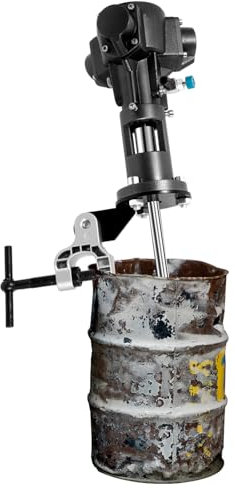 50 Gallonen Pneumatischer Rührwerk, Edelstahl Pneumatische Halterung Mixer, 1/2HP Farbmischung Werkzeug, Farbmischmaschine, Farbrührer, Stufenlos einstellbare Geschwindigkeit