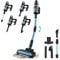 Cecotec Conga Rockstar 9500 Lunar Pet Flex Aspirateur Vertical sans Fil. 780W, 300aW, Puissance d'Aspiration 30kPa, Autonomie 90mins, Brosse sans Poils, 4 Modes : Eco, Medium, Pet Brush