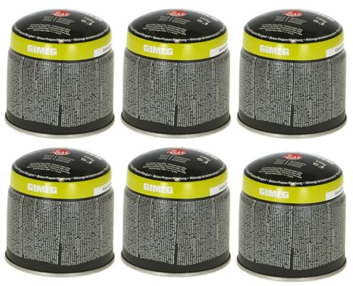 Gimeg 6X Gaskartusche Stechkartusche Camping Gas Kartusche Kocher Propan Butan