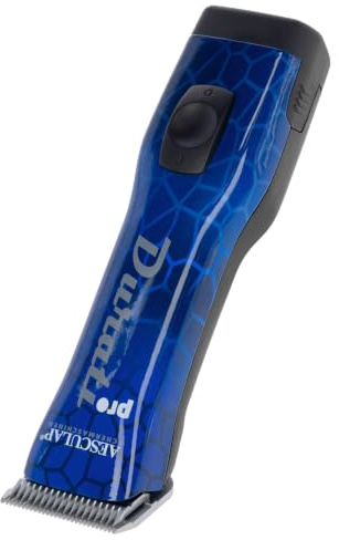 Aesculap Akkuschermaschine Durati Pro Designedition | Schermaschine, 17,5 x 4,5 x 3,7 cm, blau, inkl. 1 Akku und Scherkopf GT330, 2850 mAh, Akkulaufzeit 240 min