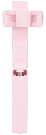 Annadue Ausziehbarer Selfie Stick für Mobiltelefone, Ausziehbare Bluetooth Fernbedienung, um 360 Grad Drehbar, Tragbarer Selfie Stick für Smartphone Videoaufzeichnung, Vlog Reisen (PINK)