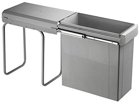 Big Boy 30, Abfallsammler fr Drehtren, alu grau Edelstahl mit Alu-Einsatz