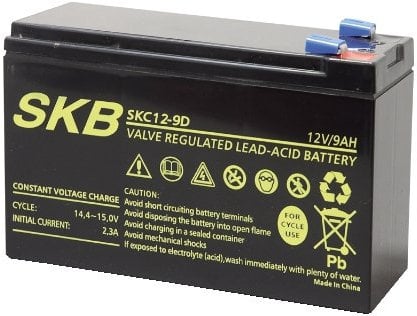 SKB Batteria al Piombo Ricaricabile per Uso CICLICO 12 Volt 9AH ALTISSIMA RESA