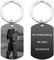 JSDDE Personalisiert Schlüsselanhänger mit Fotogravur Textgravur ID Tag Anhänger Errinerung Schlüsselanhänger mit Bild Personalisiertes Geschenk für Freund Freundin (Rechteck-Foto&Text Gravur)