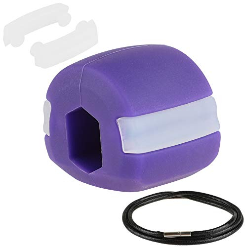 VAMOP Jaw Exerciser for Men and Women Double Chin Reducer Jawline Shaper Jawz Exercise Ball to Face Lift Chisel Chin Slimming & Neck Muscle with Levels 25 lbs Resistance