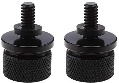 Create Idea Bullone di Fissaggio del Sedile del Motociclo in Alluminio Nero Billet CNC 6mm Filettatura Diametro Sedile Posteriore Viti di Montaggio 2 Pz