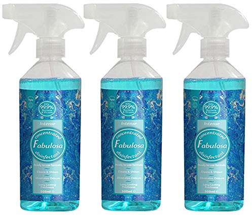 3 x 500ml Kitchen Bathroom Spray Intense Scent Fragrance Cleaner Toilet Bin Sink Bath Long Lasting