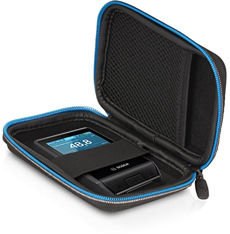 Wicked Chili Universal Tasche kompatibel mit Bosch Nyon 2, 2022, 2021 | Schutzhülle für Fahrradcomputer | Display Schutztasche | Navigationssystem Hülle | Hardcase mit Zubehör Fach