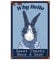 CREATCABIN Funny Bathroom Metal Tin Sign Bunny Rabbit Sweet Cheeks Signs Vintage Cardinals Wall Art Decor Rustic Farmhouse Backyard Home Bar Toilet Restroom Wall Patio Garden Decorations 8 x 12 Inch