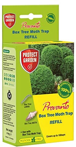 SBM Life Science 86601195 Provanto Box Tree Moth Trap Refill Pheromone, 2 x Syringes (180sqm)