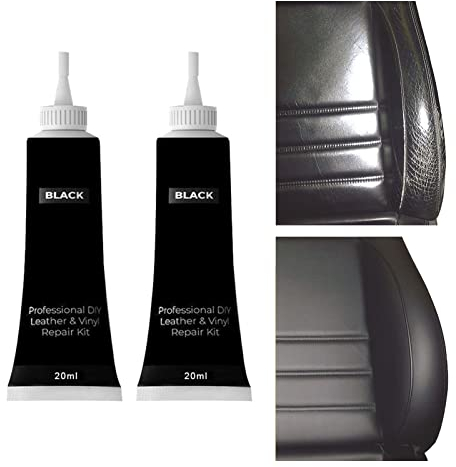 Leder Reparatur Set, (Schwarz-2pc)