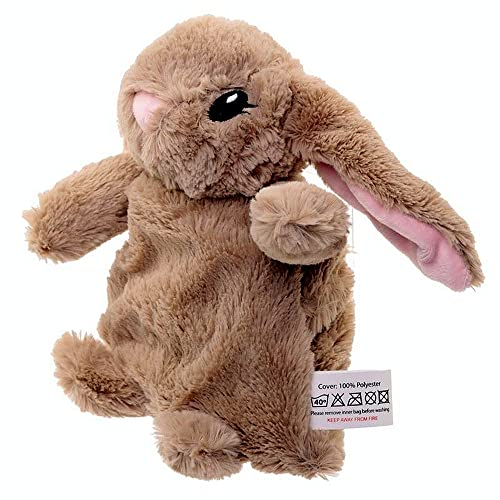 BARBACADO Bouillotte Lapin Micro-ondable, douce et réchauffante.