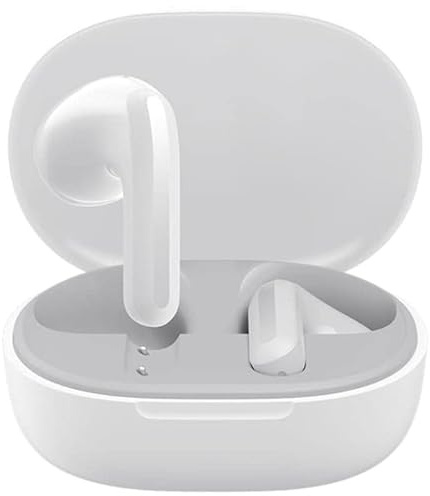 NK Redmi Buds 4 Lite Auriculares Inalámbricos, Reducción de Ruido Inteligente, Bluetooth 5.3, IP54, hasta 20 Horas de autonomía, Color Blanco