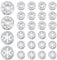 40 Stück Hitzeschutzblech Klemmscheibe Set 30mm Starlock Klemmscheiben Sicherungsscheiben Edelstahl Hitzeschutz klemmscheiben Unterlegscheiben Hitzeblech Befestigung Clips für Verschiedene Autosos