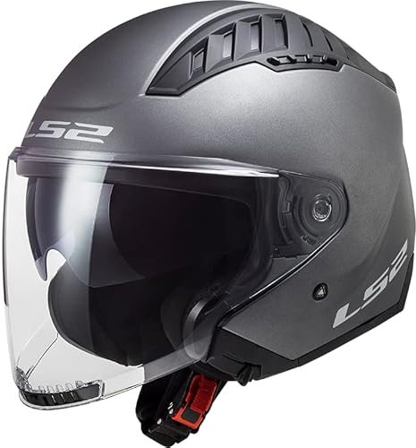 LS2, Jet-Motorradhelm COPTER II SOLID Matt Titanium, XS