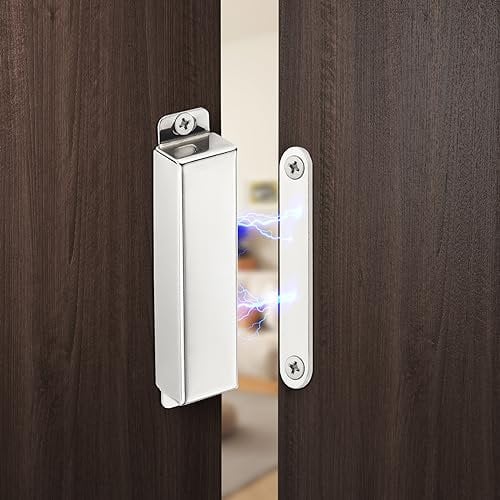 2 Pack | Heavy-Duty Magnetic Door Catch - 40KG Pull Force, Stainless Steel, Anti-Rust, Ideal for Screen Door, Pantry Door, Barn Door and RV Doors.