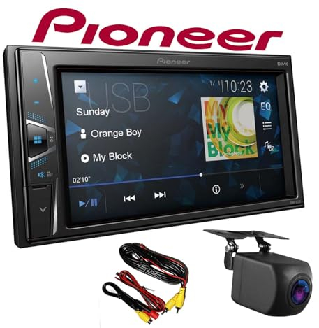 Pioneer DMH-G120 2 DIN Autoradio Multimedia Touchscreen inklusive Rückfahrkamera USB AUX-IN