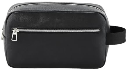 Quadra QD779 Maßgeschneiderter Luxe Kulturbeutel, Schwarz, Schwarz , QD779 Maßgeschneiderter Luxe Kulturbeutel