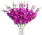 IPOPU Gladiolen, künstliche Gladiolen, 77 cm, Gladiolen, Seide, Gladiolen mit Stielen, künstliche Gladiolen, künstliche Gladiolen für Zuhause, Hochzeit, Büro, Dekoration, Fuchsia, 10 Stück
