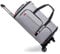 Kleidersack mit Rollen, Vessgra Reisetasche mit Rollen, Umwandelbare Kleider Duffel Tasche mit Schuhfach, Rollender Duffel Bag mit abnehmbarem Trolley System (Grau)