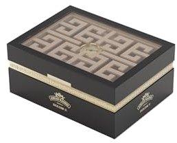 Zigarren Humidor ADRIAN MAGNUS Spanische Zeder hölzerne Zigarrenbox, Exceslium 50, Hygrometer, Luxus Humidor, 50-75 Zigarren