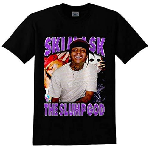 Ski Mask The Slump God Hip Hop Rap T Shirt Black 3XL