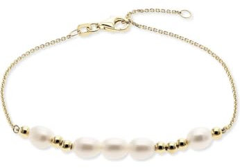 CHRIST Damen-Armband 585er Gelbgold Süßwasserperle One Size 89092761