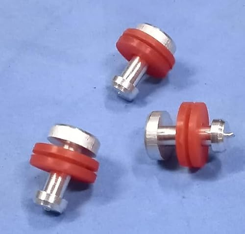 DAILY VRK Safety Valve Ring with Visual Pressure Indicator Stainless Steel Luxury Pressure Cooker Models 3mm Pressure Cooker Gasket 3mm (Pack of 3) (Red)
