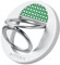 pitaka Handy Ring Halterung Magnetischer Griff Ring Halter mit Doppelring Einstellbar Fingerhalter Handy Ständer aus Aramidfaser für iPhone 16/15/14/13 Wald Grün